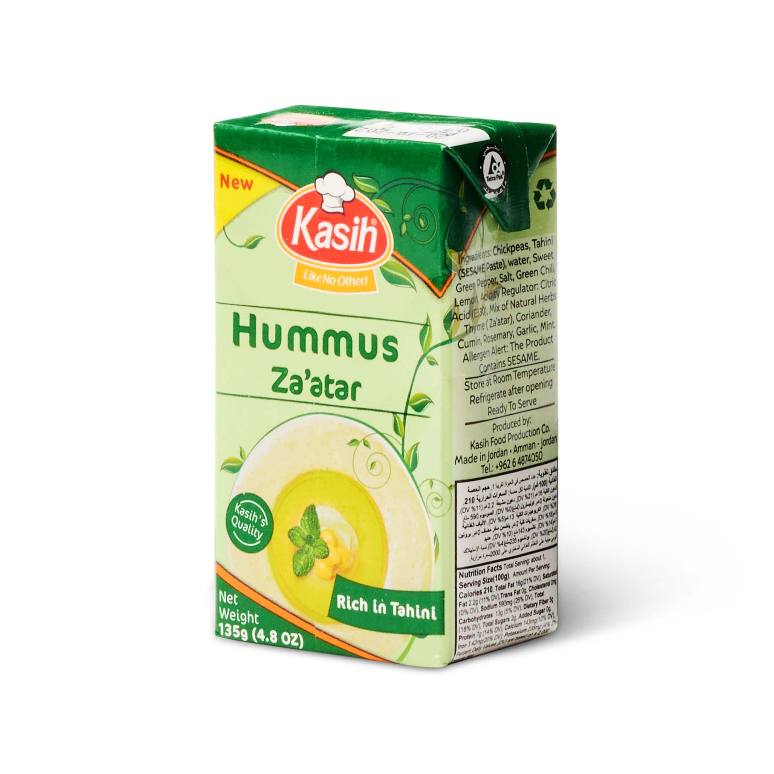 Humusas Kasih su Zaatar riešutų ir žolelių mišiniu 135 g