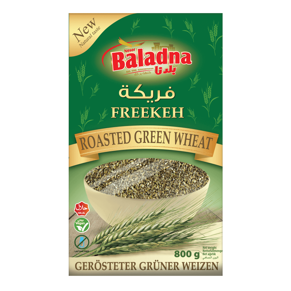 Džiovinti ir skrudinti žali kietieji kviečiai Baladna 800 g