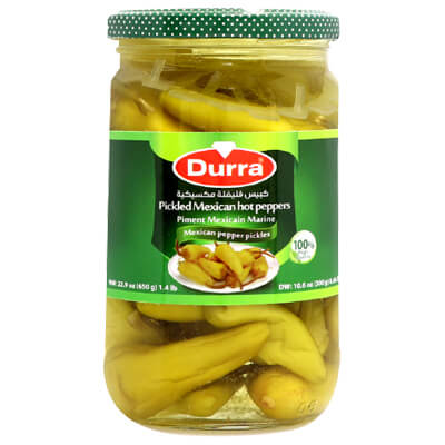 Marinuoti aštrūs meksikietiški pipirai (maži) 300 g