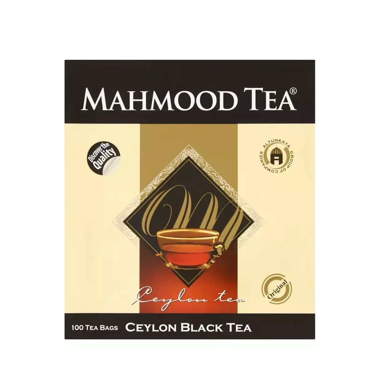 Juoda arbata pakeliais 100 vnt. MAHMOOD