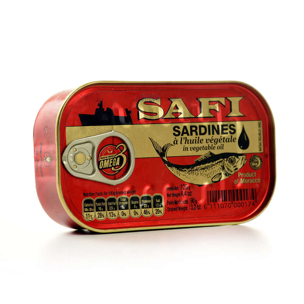 Sardinės augliniame aliejuje SAFI 125 g