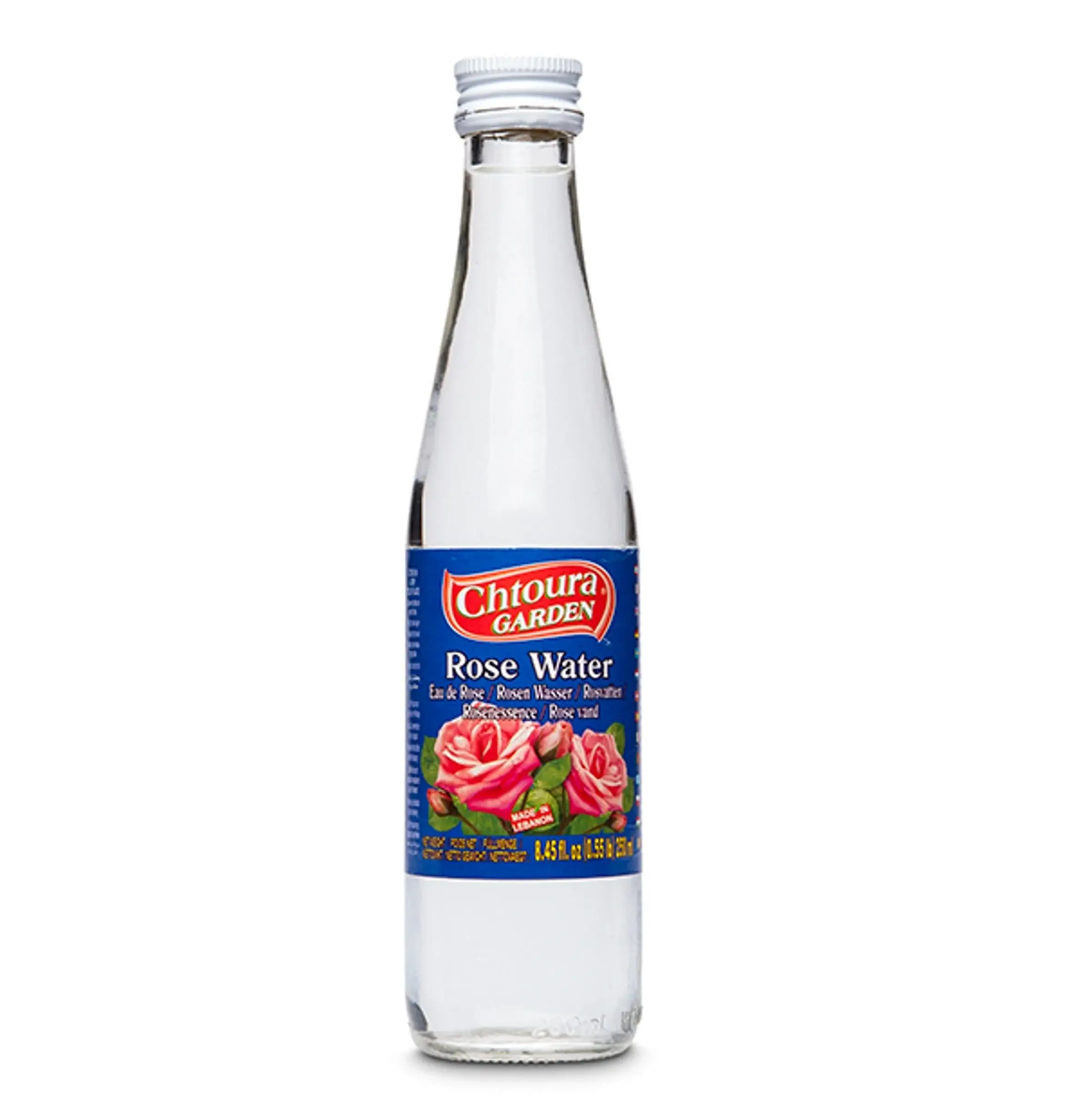 Chtoura garden natūralus rožių vanduo 250 ml